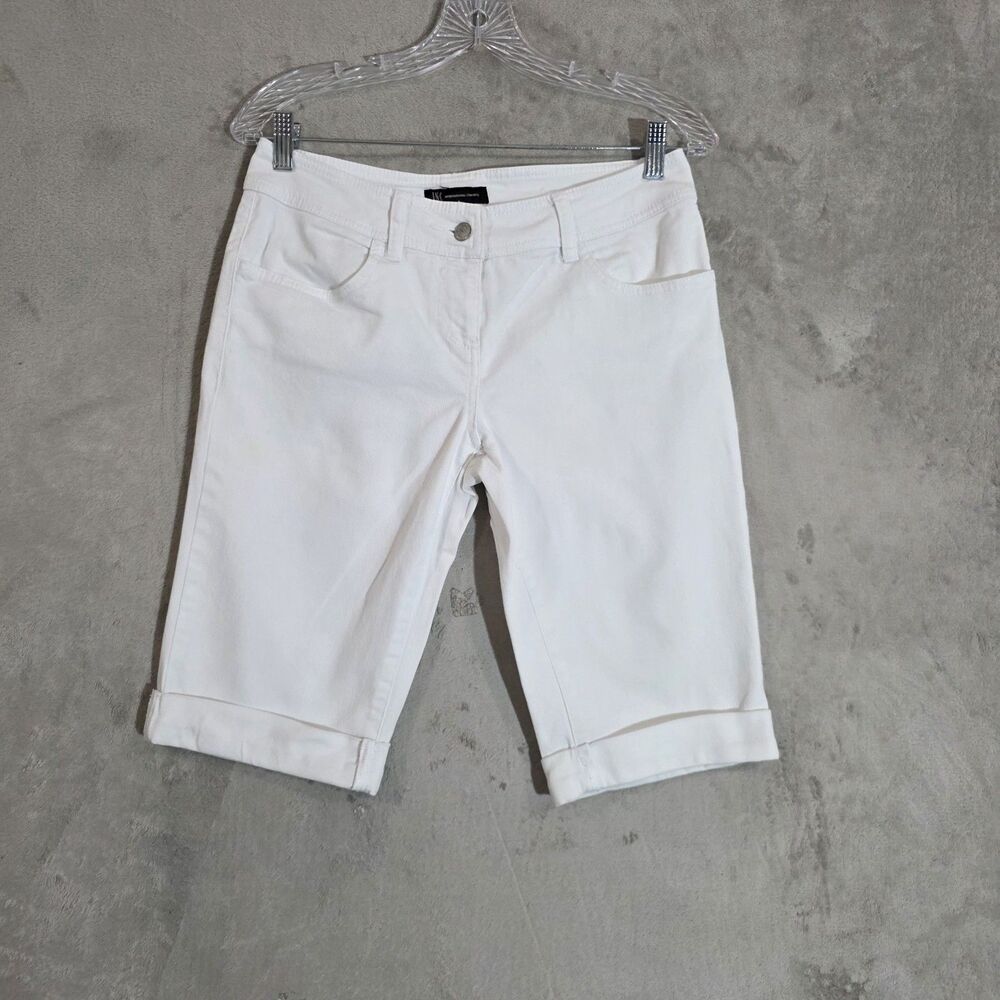 Inc International Womens Bermuda Shorts White sz 4